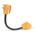 thumbnail image 1 of Adaptateur électrique Camco Heavy Duty RV avec poignée PowerGrip (30 A mâle vers 50 A femelle, 45,7 cm), 1 of 4