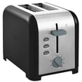 thumbnail image 1 of Kenmore 2-Slice Black Stainless Steel Toaster, Wide Slot, Bagel/Defrost, 1 of 11