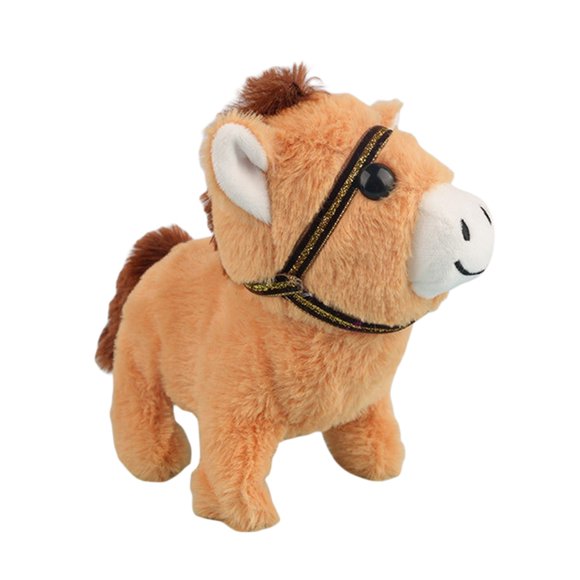 Interactive Toy Horse with Lifelike Motion and Calming Sounds for All Ages