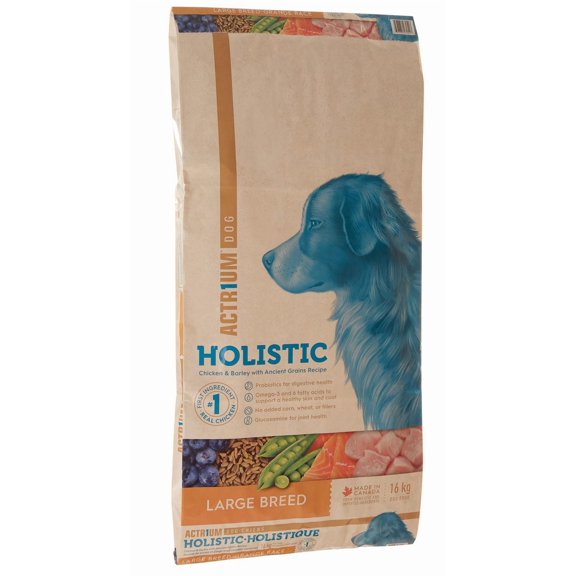 Actr1um Holistic Dog Food Chicken & Barley with Ancient Grains Large Breed Recipe 14kg