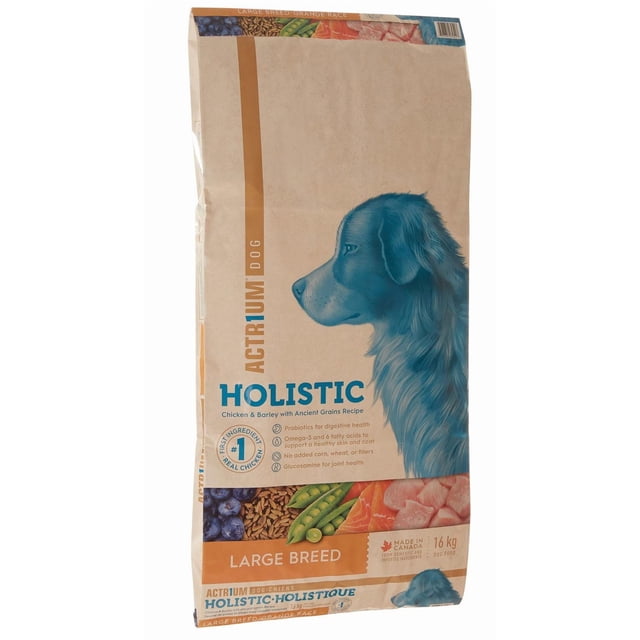 Actr1um Holistic Dog Food Chicken & Barley with Ancient Grains Large Breed Recipe 14kg