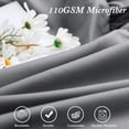 thumbnail image 4 of PiccoCasa 3 Pieces Soft Ruffled Brushed Duvet Cover Sets 110GSM Dark Gray Queen, 4 of 7