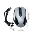 thumbnail image 3 of Wireless Bluetooth Mouse Chargeable Portable Silent Mouse, Wired Mouse Optical Mouse USB Wired Optical Mouse Business Office Home Gaming Mouse, 3 of 6