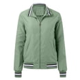 thumbnail image 4 of MIASHUI Women Bomber Jacket Lightweight Jacket Zip Up Coat Casual Bomber Jacket,Green,L, 4 of 8
