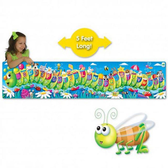 The Learning Journey International 434536 Long & Tall Puzzles - ABC Caterpillar