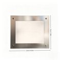 thumbnail image 3 of Acrylic Sign Frame Display Stand for Photos | Non-Yellowing Clear Floating Picture Frame for Desk | 2D Flat Acrylic Block Holds 4X6 Photos | Tabletop Display for Certificates, Artwork, Menus,, 3 of 6