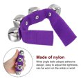 thumbnail image 3 of Unique Bargains 4 Pcs Clochettes de Poignet, Clochettes à Grelots Clochettes de Cheville Instruments de Percussion Rythme Musical pour Fête Noël, Violet, 3 of 5