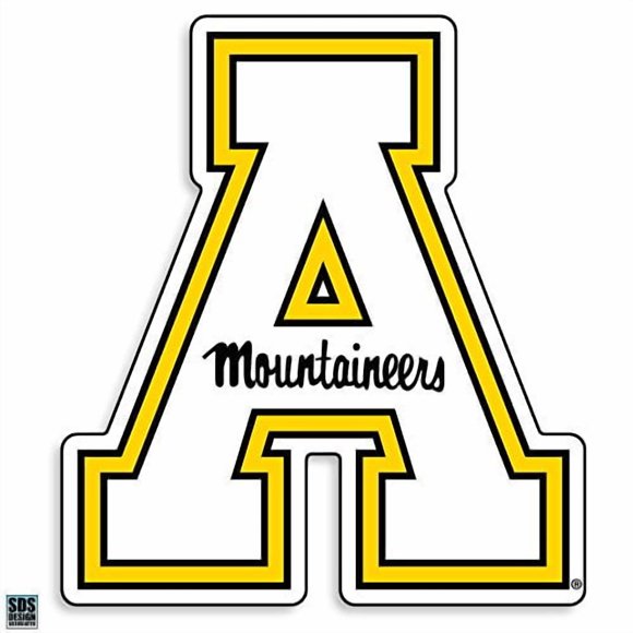 Appalachian State NCAA Logo Magnétique (3 Pouces)