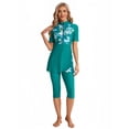thumbnail image 1 of KXCFCYS Modest Short Sleeve Muslim Swimsuit Burkini Islamic Swimwear Hijab for Women, 1 of 7