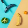 thumbnail image 4 of Creative Household Banana Knife Sharpener Scissors Sharpening Stone Whetstone With 2 Sections For Kitchen,Fast Sharpen Tools,Yellow 3pcs, 4 of 4