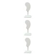 thumbnail image 1 of kurtrusly Earring Display Stand Muti-purpose Ear-Shape Organizer Bedroom Decor Holder beige PU 3Set, 1 of 6