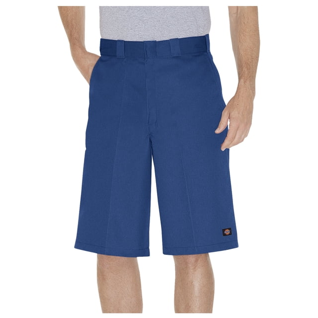 Dickies Mens 13 Loose Fit Multi-Use Pocket Work Shorts, 40, Royal Blue
