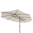 thumbnail image 2 of CorLiving Parasol de patio double Bertha de 15 pi, 2 of 9