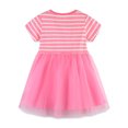 thumbnail image 2 of MIASHUI Robes de Pâques pour Filles, Robe Décontractée à Manches Courtes avec Lapin, Rose, 3-4 Ans, 2 of 6