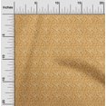 thumbnail image 2 of oneOone Rayon Dark Mustard Fabric Damask Scroll Craft Projects Decor Fabric Printed By The Yard 56 Inch Wide, 2 of 4