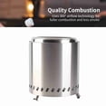 thumbnail image 4 of Small Smokeless Fire Pit Portable Small Stainless Steel Outdoor Camping Wood Burning Fire Pit, 4 of 7
