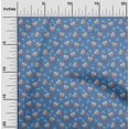thumbnail image 2 of oneOone Cotton Flex Blue Fabric Owl Craft Projects Decor Fabric Printed By The Yard 40 Inch Wide-aA, 2 of 5