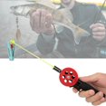 thumbnail image 3 of EIGTHTAIL Fishing Rod & Reel Combo ABS Material Mini Size 13.3” Ice Fishing 2-Piece Rod (Kids), 3 of 8