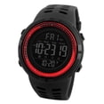thumbnail image 2 of serony 1251 Mens Digital Sports Watch Waterproof Stopwatch Countdown Red, 2 of 7