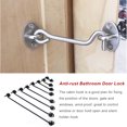 thumbnail image 2 of Unatoiry Window Eye Multi-size Accessories Cabinet Hook Multi-functional Catch Holder with Screws Kitchen Storage-Room Black 4inch 1Set, 2 of 6