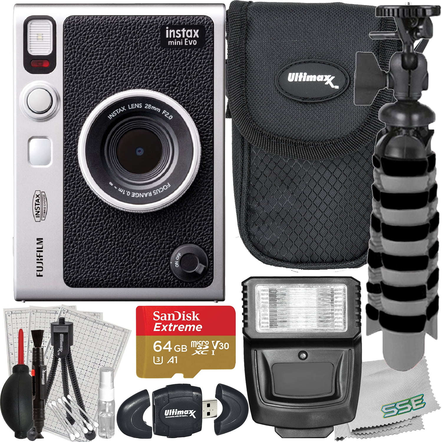 FUJIFILM INSTAX MINI EVO Hybrid Instant Camera with Advanced