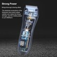 thumbnail image 2 of Tondeuse Électrique pour Hommes Sans Fil Rechargeable, Machine de Coupe des Poils du Corps Entier, Usage Domestique, Lavable, 2 of 8