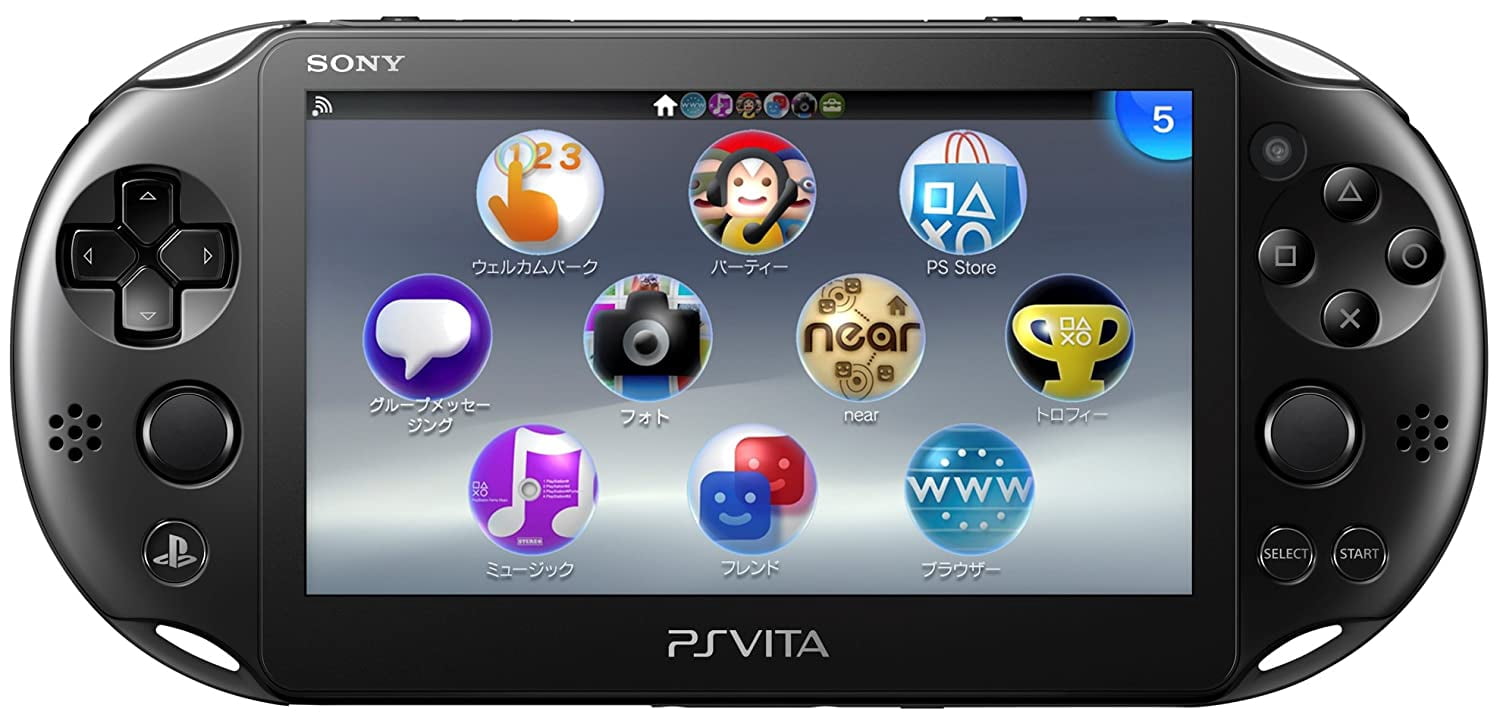 Authentic PS Vita 2000 Slim (Wi-Fi) - Black! Console, Charger