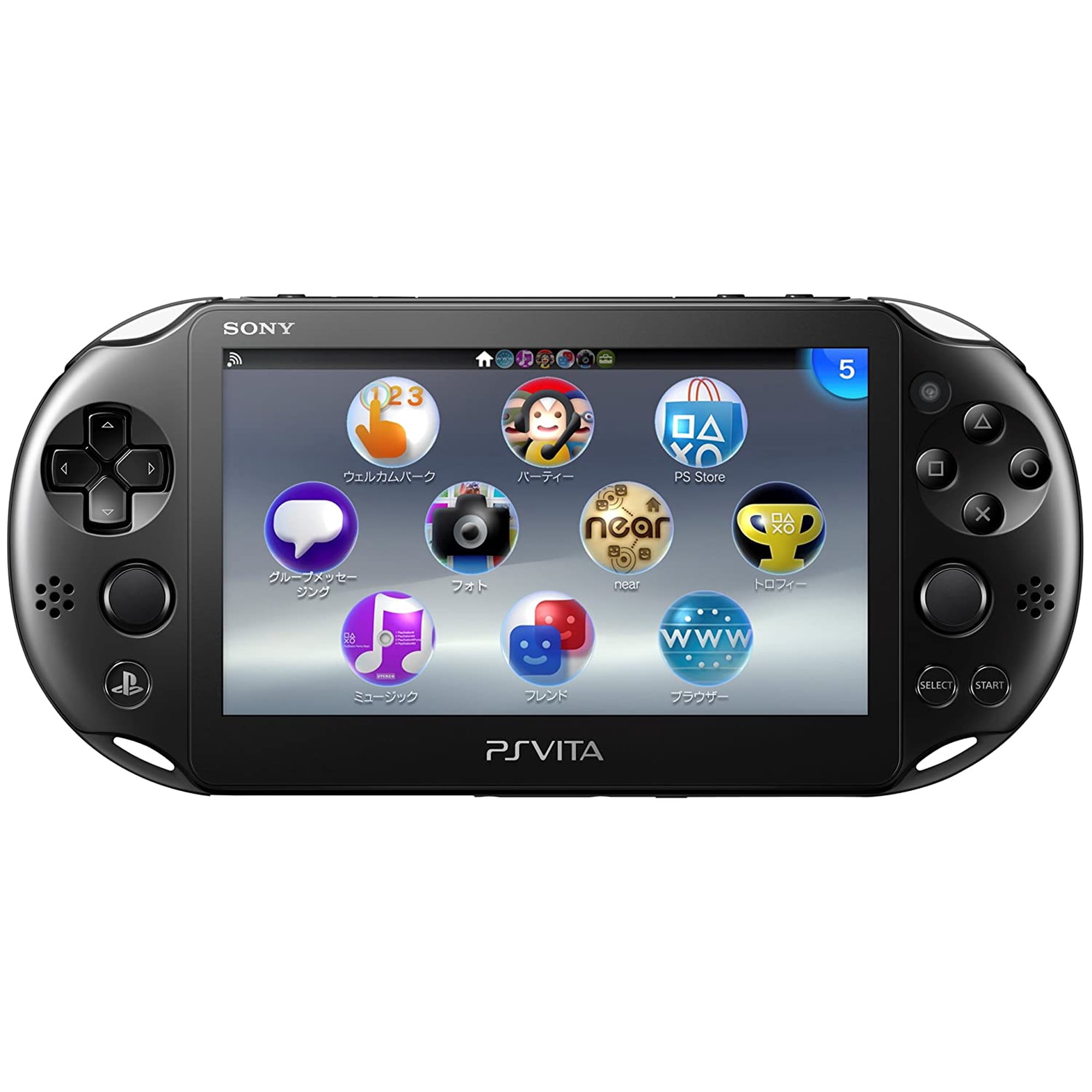 Authentic PS Vita 2000 Slim (Wi-Fi) - Black! Console, Charger
