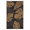 thumbnail image 1 of Waterproof Reversible Outdoor Rug 8x10ft – Modern Plastic Straw Patio Mat – Collapsible, UV Resistant, Easy to Carry, Storage Bag Included – Black Brown, USA, 1 of 8