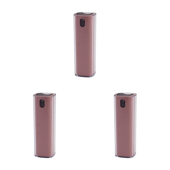 Shengyu Cellphone Screen Cleaning Tool Portable Refillable 13ml Washable Handy Notebook Computer TV Dust Removal Spray Pink with Shell 3Set