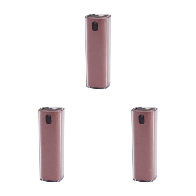Shengyu Cellphone Screen Cleaning Tool Portable Refillable 13ml Washable Handy Notebook Computer TV Dust Removal Spray Pink with Shell 3Set