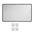 thumbnail image 2 of Portable Outdoor Projection Screen, 16:9 4K HD Movie Screen with Carry Bag, Foldable Anti Crease, for Indoor Outdoor Home Theater Film Night Party Camping, 2 of 7