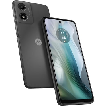 Motorola Moto E14 6,5” Écran IPS LCD 90Hz / 64 Go 2 Go RAM Téléphone Cellulaire Déverrouillé d'Usine - Boîte Ouverte XT2421-12