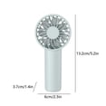 thumbnail image 3 of Limited Time Deal Iumwxz Mini Handheld Fan Battery Powered Small Portable Adjustable Speed USB Rechargeable Fan Powerful Eyelash Fan Suitable for Kids Women Men Indoor Outdoor Travel Gifts for Women, 3 of 6