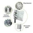 thumbnail image 2 of maskred Metal Fruit Picker Orchard Adjustable Catcher Ratchet Gardening Farm Reusable Collection Picking Replacement Tool 14cm, 2 of 6