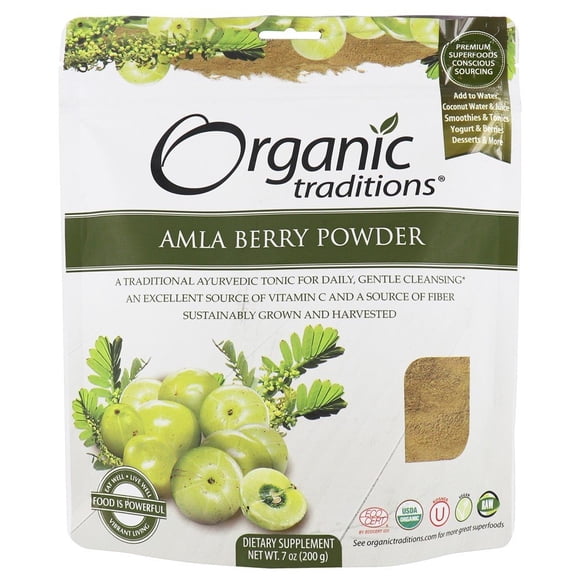Organic Traditions - Poudre de Baies d'Amla - 7 oz