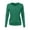 Green, variant on Sustainable Fashion Women's Round Neck Cardigan Knitted Long Sleeved Large Yards Loose Solid Color Short Sweater Jacket Cardigan - Hontri