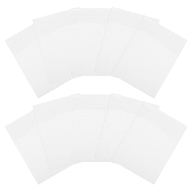 HOOWIFFY 100 Feuilles Autocollantes Feuilles de Laminage Film Adhésif Transparent PVC Protection Photo Usage Extérieur