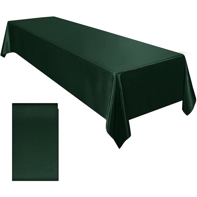 Lefu Satin Tablecloth Table Cloth 145x260cm for Banquet Decor Wedding Dining Table