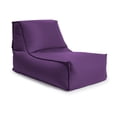 thumbnail image 1 of Gouchee Home Alpine Purple Bean Bag Lounger – Water-Repellent Indoor/Outdoor Chair with High-Density Polystyrene Bead Filling, Lightweight Modern Seating for Poolside or Living Room, 1 of 5