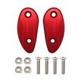 thumbnail image 1 of 2x Mirror Block Off Plates Aluminum Easy to Install for CBR1000rr red, 1 of 9
