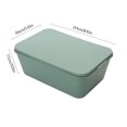 thumbnail image 3 of Boîte à Lunch Portable, Contenant de Rangement pour Aliments avec Couvercle, Contenant de Préparation des Aliments Étanche, Réutilisable et Compatible Lave-Vaisselle, pour la Maison, le Bureau, l'École et les Pique-Niques, Matériau ABS, 3 of 7