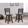 thumbnail image 2 of Sophia Counter Stool, Set of 2, Oak/Dark Grey, 2 of 2