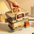 thumbnail image 1 of Cash Saving Box Kids Coin Bank Small Cash Bank My Box Portable Kids Saving Bank Large Capacity My Saving Box Coin Bank, 1 of 8