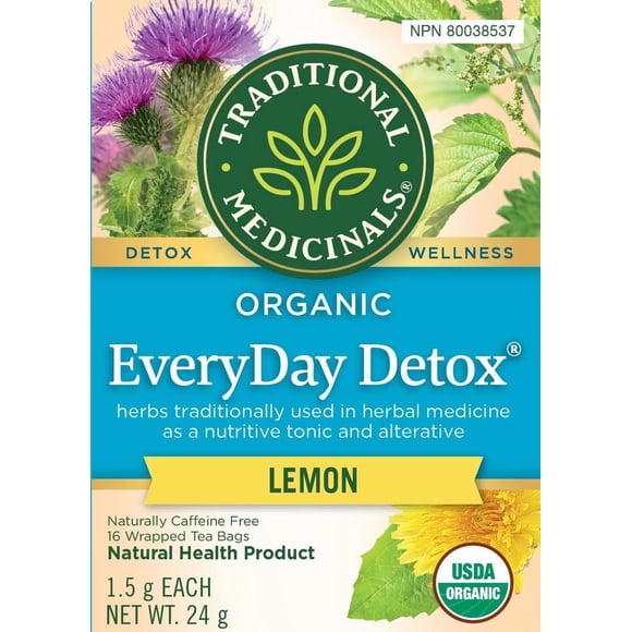 Traditional Medicinals Everyday Detox Lemon