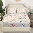 thumbnail image 3 of Erosebridal Rainbow Dragonfly Bed Sheets Set Queen Size, Cartoon Animal Bedding Set, Super Cozy, 3 of 6
