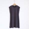 thumbnail image 1 of Chemises de Nuit pour Femmes Blouse Unie Décontractée Mode Col Rond Régulière Sans Manches Vêtements de Nuit Chemises de Sommeil, 1 of 1
