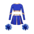 thumbnail image 2 of Aislor Uniforme de Cheerleading pour Filles Enfants Tenues de Cheer Patchwork Métallique Costume de Compétition Performance C02 10, 2 of 5