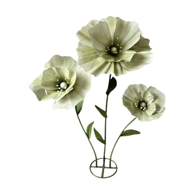 segolike Wedding Giant Flowers for Decoration Huge Artificial Flower for Ritual Occasions Green
