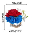 thumbnail image 3 of Yhmxh Kitchen Gadgets,Home and Kitchen,Independence Day Party Table Napkin Rings-Patriotic Decorations For Celebrations Banquet Napkin Clasp, 3 of 6